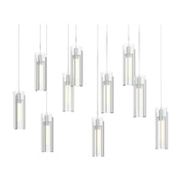 Exos Glass 10-Light Pendant