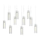 Exos Glass 10-Light Pendant