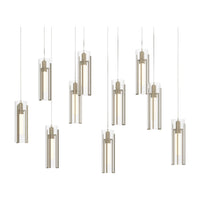 Exos Glass 10-Light Pendant