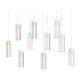 Exos Glass 10-Light Pendant