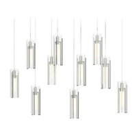 Exos Glass 10-Light Pendant