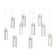 Exos Glass 10-Light Pendant