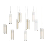 Exos Glass 10-Light Pendant