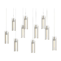Exos Glass 10-Light Pendant