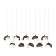 Brooklyn 10-Light Double Shade Pendant