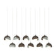 Brooklyn 10-Light Double Shade Pendant
