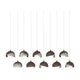 Brooklyn 10-Light Double Shade Pendant