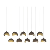 Brooklyn 10-Light Double Shade Pendant