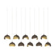 Brooklyn 10-Light Double Shade Pendant