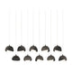 Brooklyn 10-Light Double Shade Pendant
