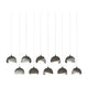 Brooklyn 10-Light Double Shade Pendant