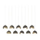 Brooklyn 10-Light Double Shade Pendant
