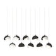 Brooklyn 10-Light Double Shade Pendant