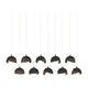 Brooklyn 10-Light Double Shade Pendant