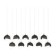 Brooklyn 10-Light Double Shade Pendant