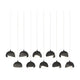 Brooklyn 10-Light Double Shade Pendant