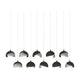 Brooklyn 10-Light Double Shade Pendant