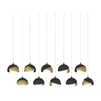 Brooklyn 10-Light Double Shade Pendant