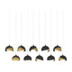 Brooklyn 10-Light Double Shade Pendant