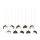 Brooklyn 10-Light Double Shade Pendant