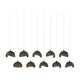 Brooklyn 10-Light Double Shade Pendant