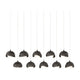 Brooklyn 10-Light Double Shade Pendant