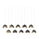 Brooklyn 10-Light Double Shade Pendant