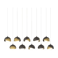Brooklyn 10-Light Double Shade Pendant