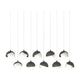 Brooklyn 10-Light Double Shade Pendant