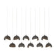 Brooklyn 10-Light Double Shade Pendant