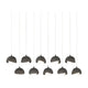 Brooklyn 10-Light Double Shade Pendant