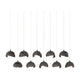 Brooklyn 10-Light Double Shade Pendant