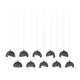 Brooklyn 10-Light Double Shade Pendant