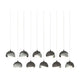 Brooklyn 10-Light Double Shade Pendant