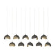 Brooklyn 10-Light Double Shade Pendant