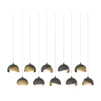Brooklyn 10-Light Double Shade Pendant