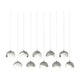 Brooklyn 10-Light Double Shade Pendant