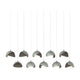 Brooklyn 10-Light Double Shade Pendant