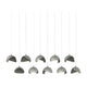 Brooklyn 10-Light Double Shade Pendant