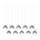 Brooklyn 10-Light Double Shade Pendant
