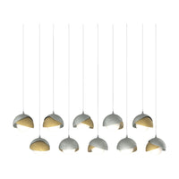 Brooklyn 10-Light Double Shade Pendant