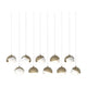 Brooklyn 10-Light Double Shade Pendant