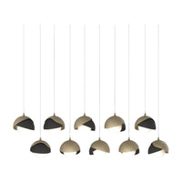 Brooklyn 10-Light Double Shade Pendant