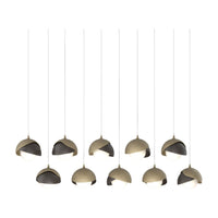 Brooklyn 10-Light Double Shade Pendant