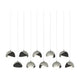 Brooklyn 10-Light Double Shade Pendant