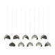 Brooklyn 10-Light Double Shade Pendant