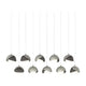 Brooklyn 10-Light Double Shade Pendant