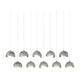 Brooklyn 10-Light Double Shade Pendant