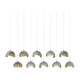 Brooklyn 10-Light Double Shade Pendant