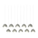 Brooklyn 10-Light Double Shade Pendant